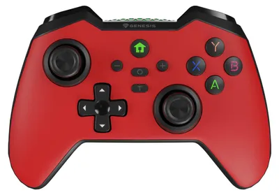 Produktbild von Genesis Gamepad MANGAN 400 kabellos rot/schwarz (PC/Switch)