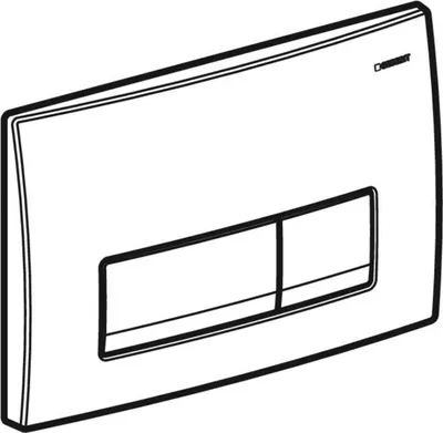 Immagine prodotto di Geberit Delta 51 leva maniglia piastra nera 115119DW1