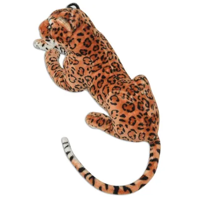 Produktbild von Hochwertigen Möbel Kuscheltiere - Braun Leopard Kuscheltier Plüsch Braun XXL NEU6898151