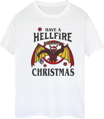 Produktbild von Netflix - "Stranger Things Hellfire" T-Shirt für Damen BI44289 (XL) (Weiß)