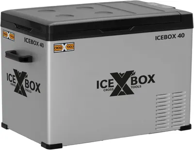 Immagine prodotto di ICEBOX 40 68061: Frigorifero e congelatore portatile elettrico, capacità 40 litri, con compressore, ideale per campeggio, auto, furgoni, imbarcazioni, con controllo tramite app, capacità di raffreddamento fino a -20 °C