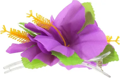 Produktbild von Hawaii Haarspange Lila Blumen