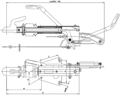 Obrázek produktu pro Nájezdová brzda pro přívěs  KF17 1700kg