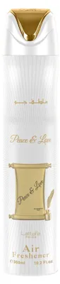 Zdjęcie produktu dla Środek do odświeżania powietrza Lattafa Pride Peace & Love, pojemność 300 ml, uniseks