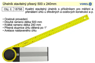 Image de Angle réglable avec précision 500 x 240 mm