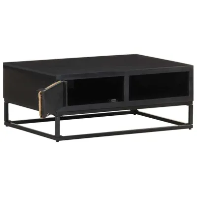 Produktbild von vidaXL Couchtisch 90x60x35 cm Mango Massivholz - Couchtisch - Couchtische - Hölzerner Couchtisch - Hölzerne Couchtische