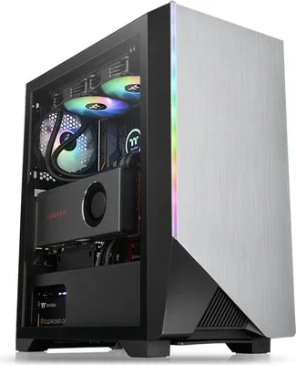 Produktbild von H550 TG ARGB (schwarz, Tempered Glass)