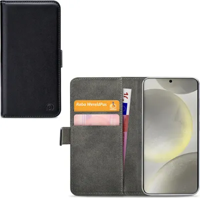 Image de MobilizePolyuréthaneLeather Book Case Black Samsung Galaxy S24