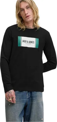 Obrázok produktu pre Tričko s dlhým rukávom Jack&Jones 12282290-BLACK pre Pánske