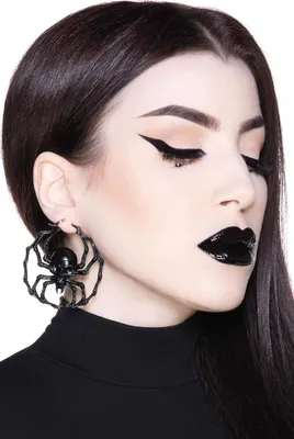 Produktbild von Killstar Ohrringe - Deadly Hoop Schwarz