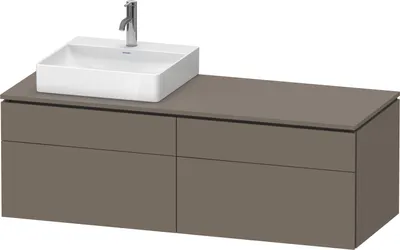 Produktbild von DURAVIT LC4870L90900000 Konsolen-WTU wh L-Cube 550x1400x482mm