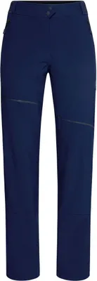 Dunkelblaue Softshellhose für Damen von La Sportiva; Modell "Orizon Pant W"; mit geradem Schnitt und dezenten Nähten.
