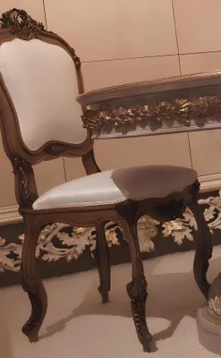 Zdjęcie produktu dla Krzesło do jadalni Meble Barokowe Rokokowe Krzesła Stołowe Włoskie Wnętrze Nowe