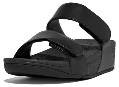 Produktbild von FITFLOP FitFlop Lulu Adjustable Leather Slides SCHWARZ 37