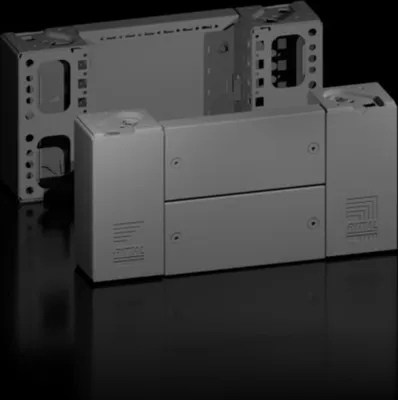 Image de Rittal VX Sockel-Eckstück mit Blende, vorne/hinten, H: 200