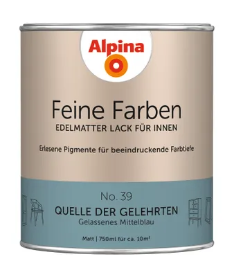 Produktbild von Alpina Feine Farben Lack No. 39 Quelle der Gelehrten edelmatt 750 ml