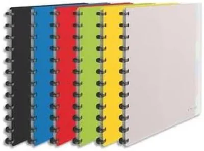 Produktbild von Esselte 624014, A4, Rundring, Präsentation, Polypropylen (PP), Gemischte Farben, 50 Blätter