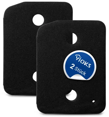Imagen del producto de Filtro de espuma de repuesto, 2 unidades, para secadora, juego de filtros de 207 x 155 mm
