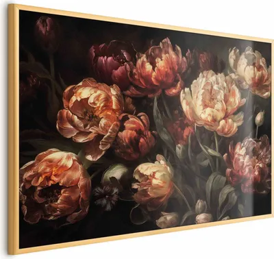 Produktbild von Posterpapier Poster - Blooming Tulips 60x40 cm Blumen b-H-10024-ao-a