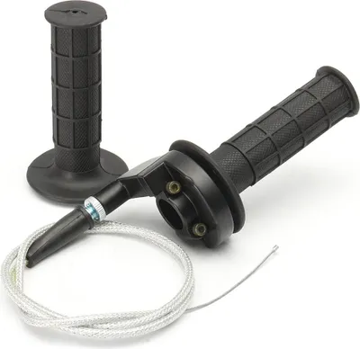 Productafbeelding van 7/8 inch (22 mm) handvatten voor stuur, met gashendelkabel, universeel voor motorfietsen en fietsen