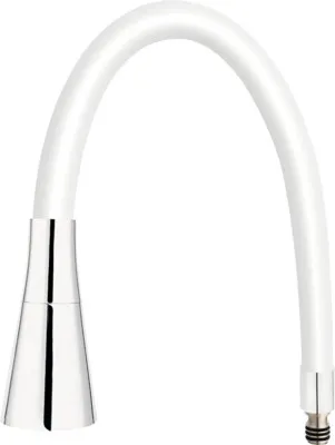 Obrázek produktu pro Elastické výtokové ramínko k baterii Ferro chrom bílá RAM70720,0B