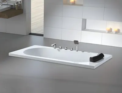 Produktbild von Massagebadewanne Badewanne Whirlpool Blubberbad Spa-Bad Whirlwanne 180x85 cm