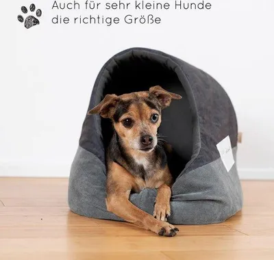 Produktbild von Famanu Katzenbett Faltbar - Weich, Plüsch, für Katzen oder kleine Hunde