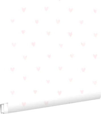 Obrázek produktu pro ESTAhome tapeta srdce světle růžová a bílá 53 cm x 10,05 m