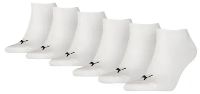 Obrázok produktu pre Ponožky Puma Sneaker Socken Plain, biela sada 6 kusov, veľkosť: 35-38