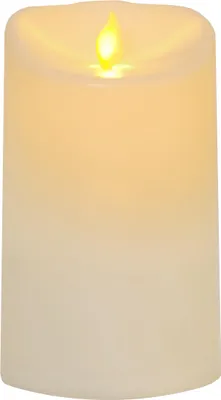 Produktbild von Star Trading LED-Kerze Twinkel Kunststoff 9x9x15cm creme, Elfenbein, Kunststoff, 1 Glühbirne(n), LED, 0,01 W, Gelb