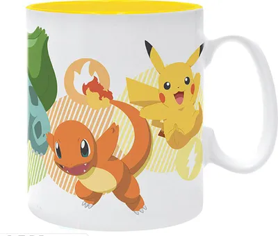 Image de Tasse en céramique Pokemon - Pikachu et débutants (460 ml)