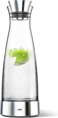 Obrázek produktu pro EMSA 514233, Karafa, 1 l, Nerezová ocel, Průhledná, Sklo, 12 cm, 120 mm