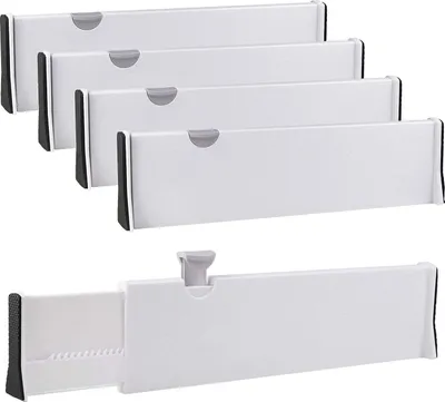 Produktbild von Famanu Schubladeneinteiler 6er Set - Verstellbar 34-54 cm