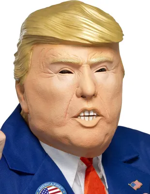 Imagen del producto de Máscara del presidente, color beige y dorado, talla única