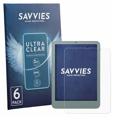 Produktbild von 6x Für Amazon Kindle Paperwhite 2026 Signature Edition Schutzfolie Savvies Displayschutz Display Schutz Folie Klar Transparent