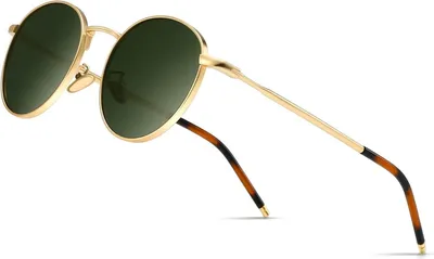 Image de Lunettes de soleil polarisées style vintage protection UV400 - Bleu