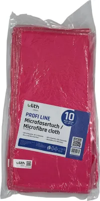 Produktbild von Clean-Profi-Microfasertuch rot 10er Pack