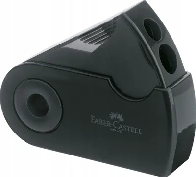 Image de FABER-CASTELL Spitzer Doppelspitzdose Sleeve schwarz
