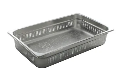 Produktbild von HENDI Gastronorm Behälter 1/1 100 mm perforiert Edelstahl ProfiLine