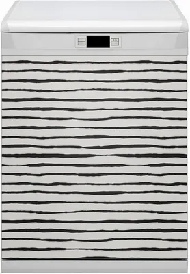 Produktbild von Magnetmatte Geschirrspüle Abwaschbar Küche Magnete  Nachbildung 60x80 cm  - Schwarze Linien