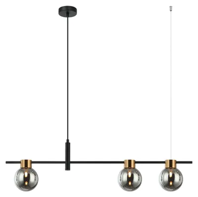 Obrázek produktu pro Závěsné svítidlo BLETTER PND-5225-3-BK-SG Italux