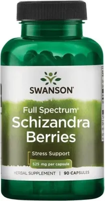 Imagen del producto de Swanson Suplementos dietéticos Full Spectrum Schisandra Berries, BI7243
