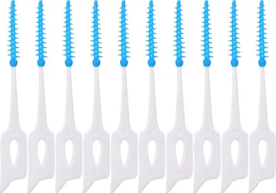 Zdjęcie produktu dla 80pcs/set Modne jednorazowe wykałaczki Miękkie szczoteczki międzyzębowe Dentystyczne narzędzia do pielęgnacji jamy ustnej