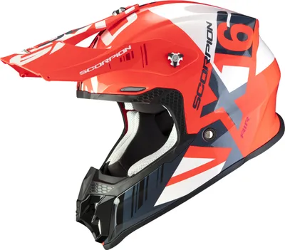 Produktbild von Scorpion VX-16 Air Mach Neon Rot / Weiß XXL
