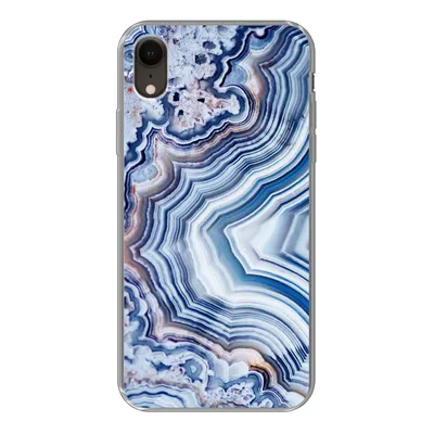 Produktbild von MuchoWow® Handyhülle Schutzhülle Hülle für iPhone XR Natursteine - Abstrakt - Chic Silikon Softcase Handy Hülle - Schutzdeckel