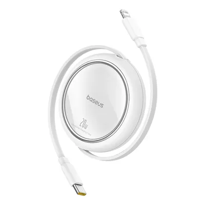 Produktbild von Baseus Free2Pull - 20 W USB-C-Lightning-Kabel  1 m (weiß)