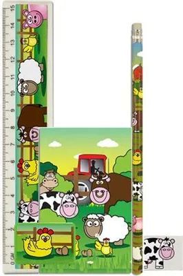 Produktbild von Bauernhof-Schreibset 5-teilig