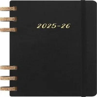 Image de Moleskine 12 Monate Studienplaner mit Spiralbindung 2026, L/A5, Weicher Einband, Schwarz