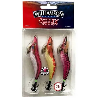 Produktbild von Williamson Killer Shrimp Kit 2.5 3Pcs Tintenfischköder-Set