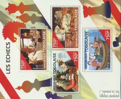 Produktbild von Briefmarken Togo 2014 Mi 6066-6069 Kleinbogen (kompl. Ausgabe) postfrisch Schach